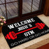 Home Gym Decor Door Mat Gym Weightlifting Gift
