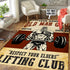 Fitness Rug Home Gym Decor Old Man Bodybuilding Gift