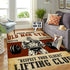 Fitness Rug Home Gym Decor Old Man Bodybuilding Gift