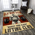Fitness Rug Home Gym Decor Old Man Bodybuilding Gift