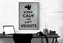 Home Gym Decor Keep Calm And Lift Weights Canvas, Wall Art
