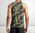 Men Gym Tank Tops Motivational Shirts Skull Dumbbell Camo