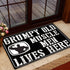 Personalized Bodybuilding Home Gym Decor Grumpy Old Muscle Men Door Mat