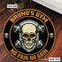 Personalized Skull Dumbbell Bodybuilding Home Gym Decor Round Rug, Carpet