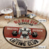 Personalized Old Man Home Gym Decor Sebastian Round Rug, Carpet
