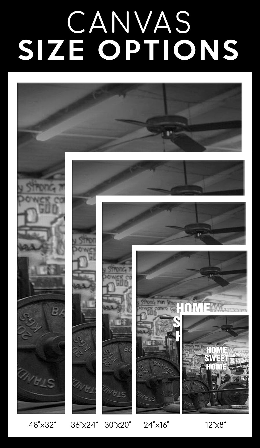 Motivational Quotes Gym Poster Canvas Gym Wall Art Fitness Gifts