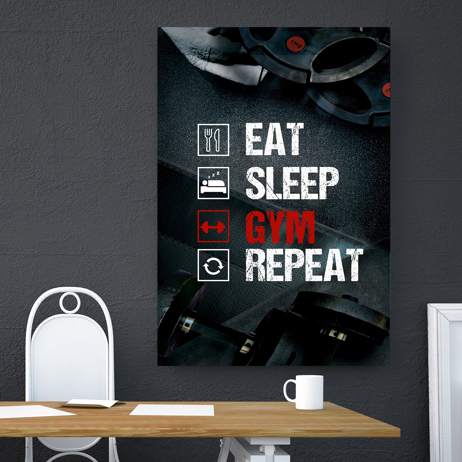 Motivational Quotes Gym Poster Canvas Gym Wall Art Fitness Gifts