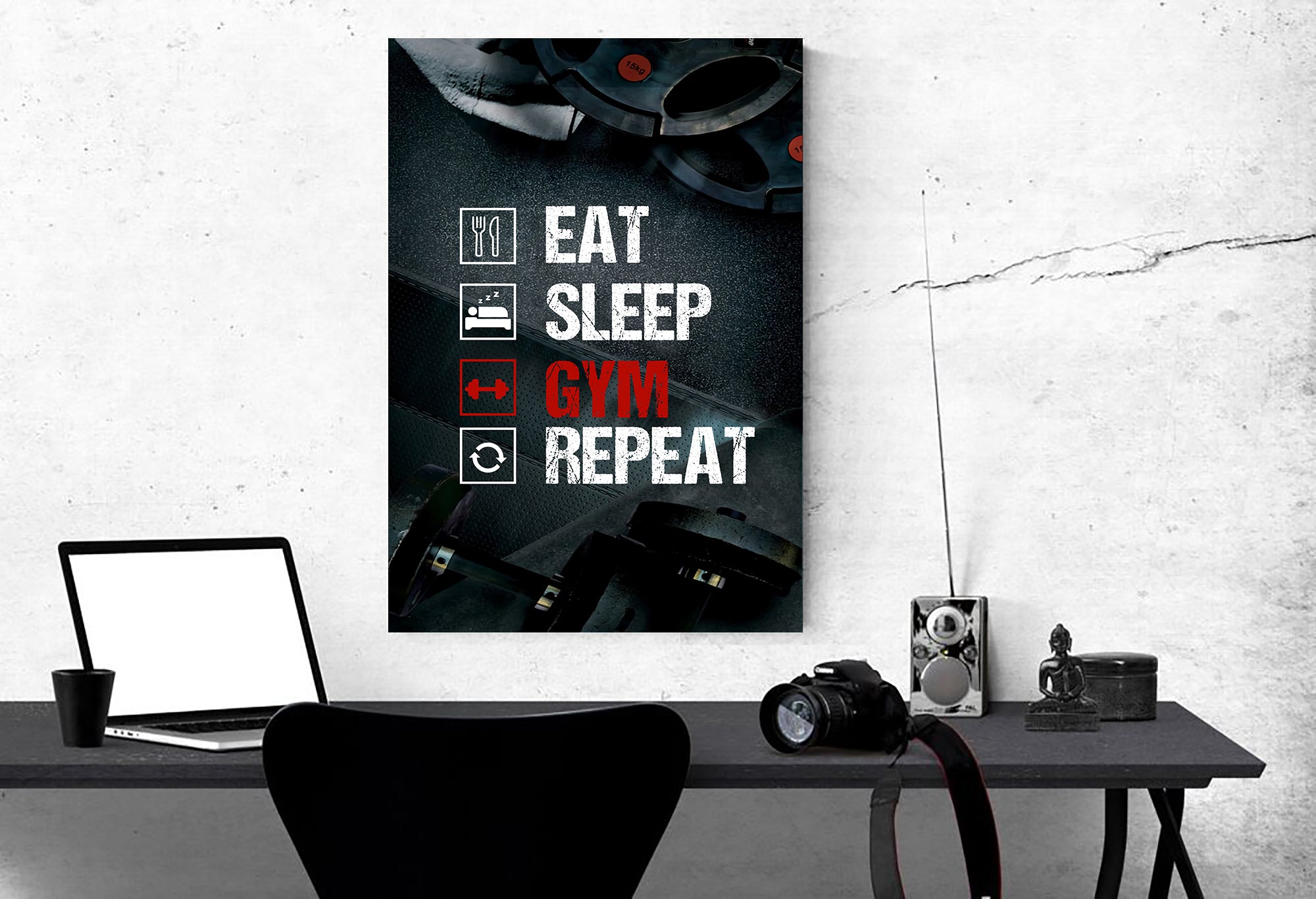 Motivational Quotes Gym Poster Canvas Gym Wall Art Fitness Gifts