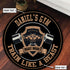 Personalized Bodybuilding Home Gym Decor Train Like A Beast Round Rug, Carpet