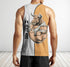 Men Gym Tank Tops Motivational Shirts Bull Beast Mode On