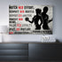 Personalized Home Gym Decor Couple Quotes Motivation Canvas Wall Art
