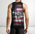 Men Gym Tank Tops Muscle Man American Motivational Shirts