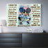 Personalized Couple Quotes Gym Poster Canvas Home Gym Decor Weightlifting Gift