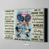 Personalized Couple Quotes Gym Poster Canvas Home Gym Decor Weightlifting Gift