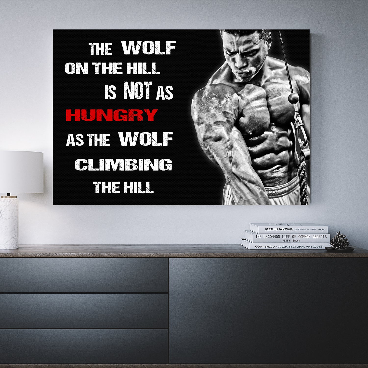 Motivational Quotes Gym Poster Canvas Gym Wall Art Fitness Gifts