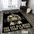 Personalized Gym Rug Home Gym Decor Old Man Carpet Bodybuilding Gift
