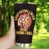 Gym Santa motivation quote tumbler 11054