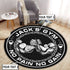 Personalized Home Gym Decor Motivational Quotes Round Rug, Carpet