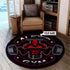 Personalized Fitness Gym Round Rug Home Gym Decor Bodybuilding gift