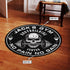 Personalized Home Gym Decor Motivational Quotes Round Rug, Carpet