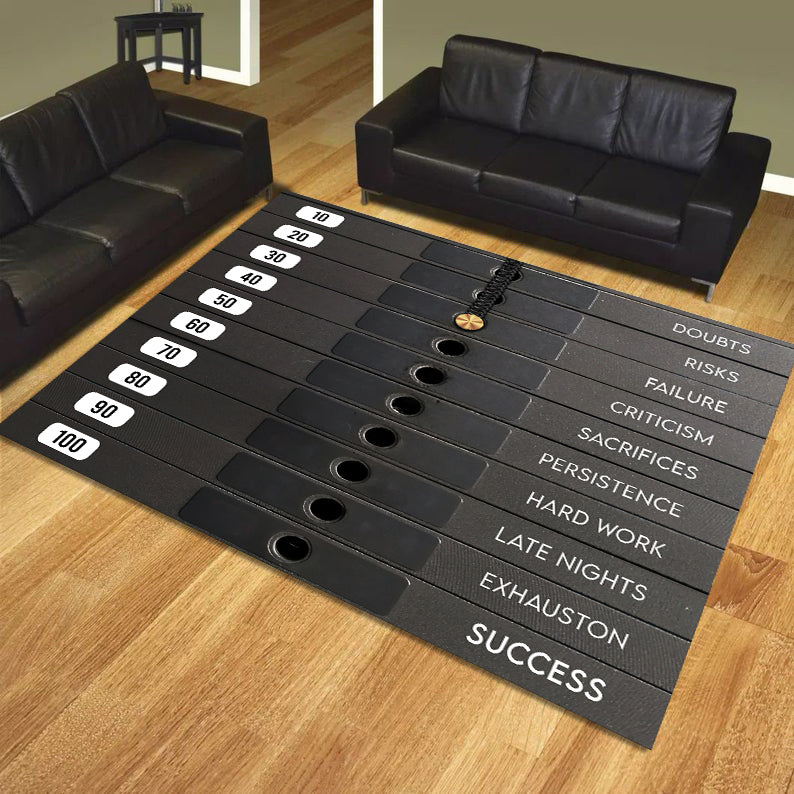 Gym Area Rug Motivational Quotes for Home Gym Decor