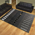 Gym Area Rug Motivational Quotes for Home Gym Decor