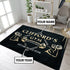 Personalized Gym Rug Home Gym Decor No Excuse Bodybuilding Gift