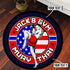 Personalized Muay Thai Gym Kickboxing Round Rug Gym Decor 11073