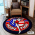 Personalized Muay Thai Gym Kickboxing Round Rug Gym Decor 11073