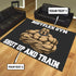 Personalized Gym Rug Home Gym Decor Bodybuilding Gift Muscle Strong Pitbull