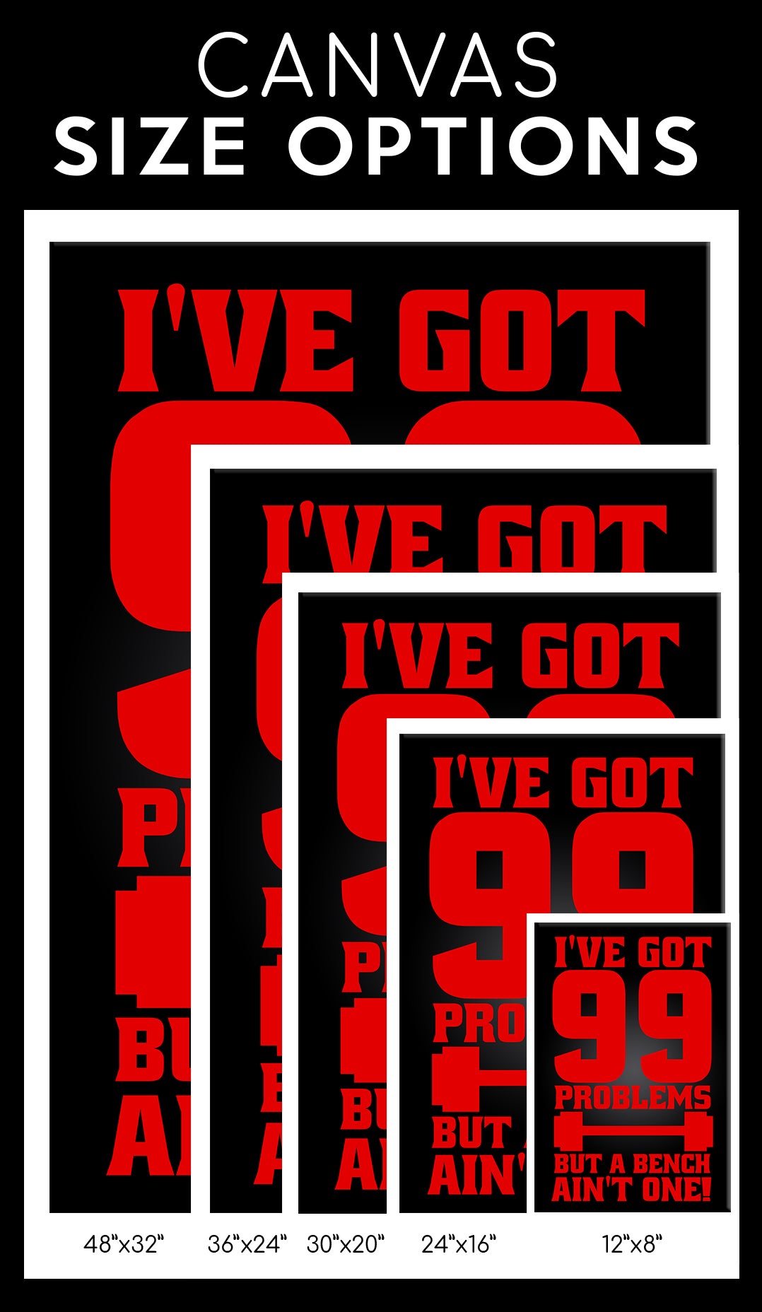 Motivational Quotes Gym Poster Canvas Home Gym Decor Fitness Gifts