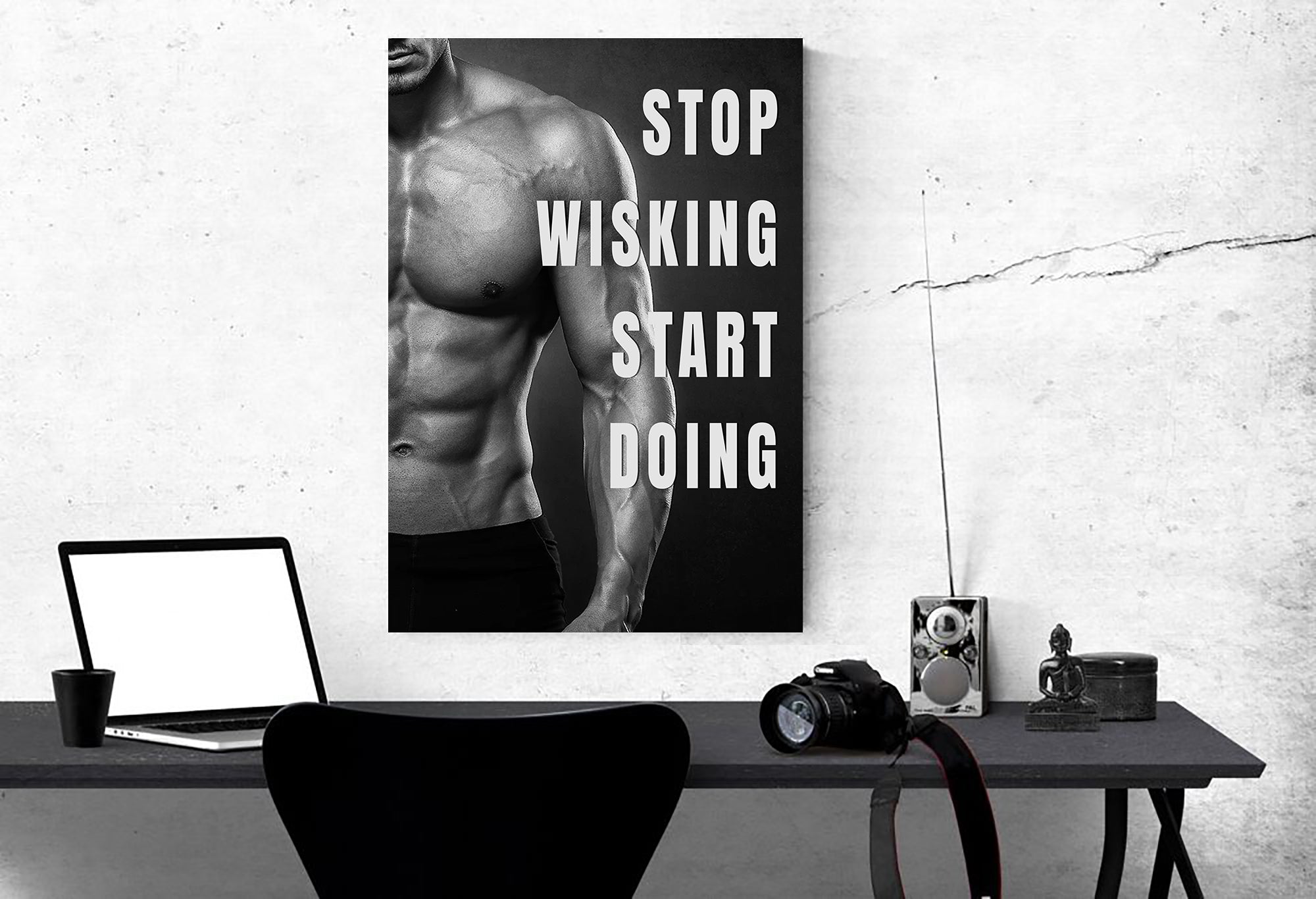 Motivational Quotes Gym Poster Canvas Home Gym Decor Fitness Gifts