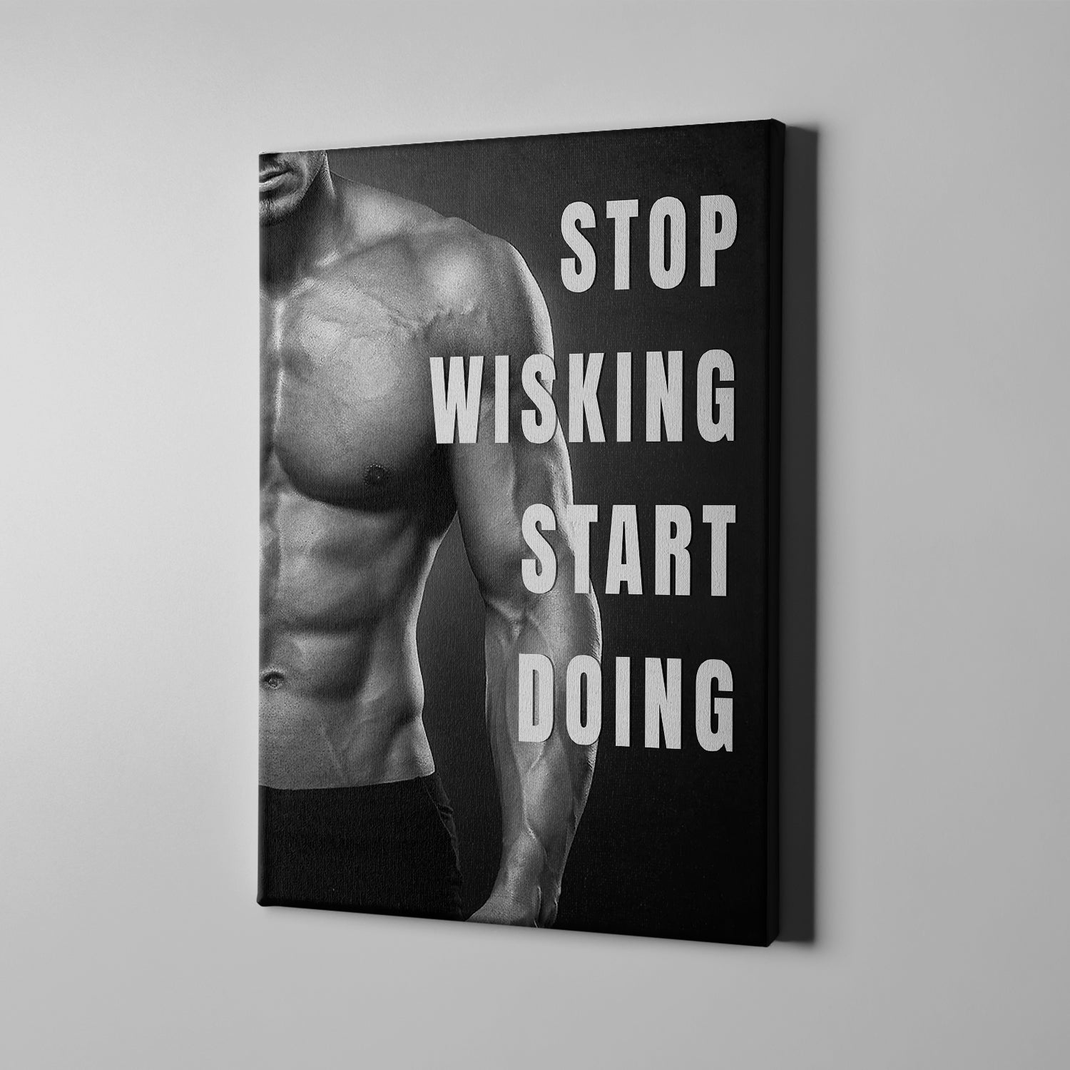 Motivational Quotes Gym Poster Canvas Home Gym Decor Fitness Gifts