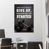 Remember when you started Gym Poster Canvas Home Gym Decor Bodybuilding Gift