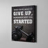 Remember when you started Gym Poster Canvas Home Gym Decor Bodybuilding Gift