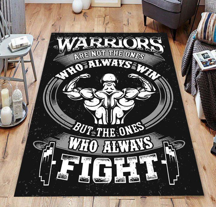 Personalized Gym Rug Home Gym Decor Bodybuilding Gift