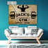 Personalized Motivational Quotes Gym Poster Canvas Home Gym Decor Weightlifting Gift