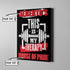 Personalized Gym Poster Canvas Wall Art Home Gym Decor This is My Therapy