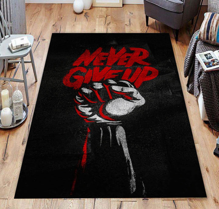 Home Gym Decor Motivational Rug Fitness gifts