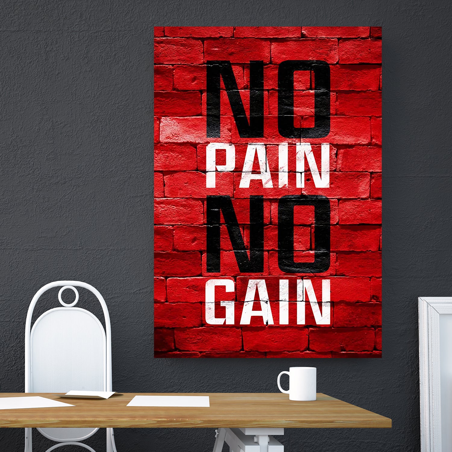 Motivational Quotes Gym Poster Canvas Home Gym Decor Fitness Gifts