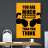 Motivational Quotes Gym Poster Canvas Home Gym Decor Fitness Gifts