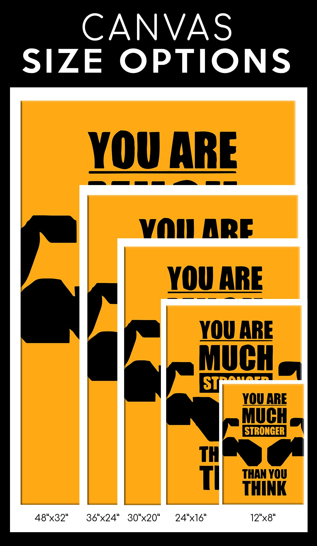 Motivational Quotes Gym Poster Canvas Home Gym Decor Fitness Gifts