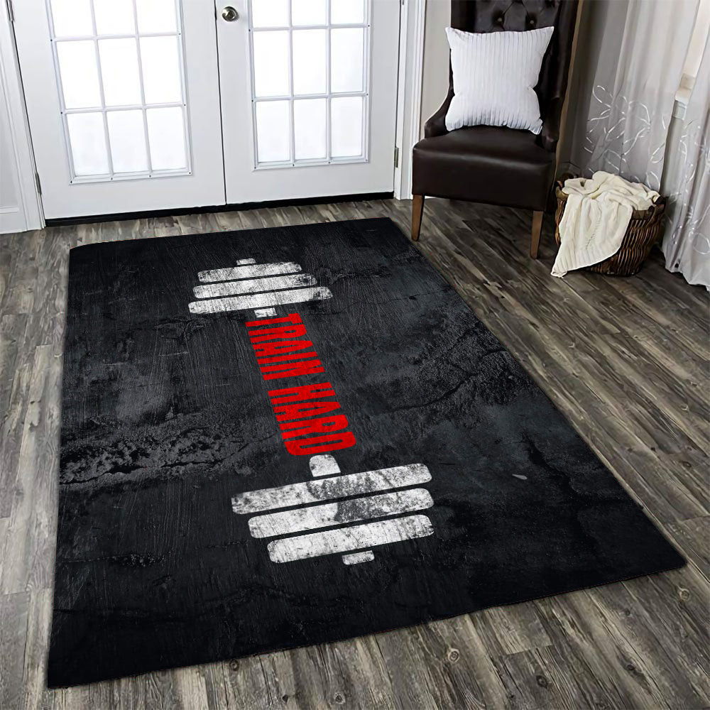 Motivational Gym Rug Home Gym Decor Fitness gifts