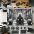 Grim Reaper Deadlift Gym Custom Gym Area Rug 11319
