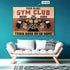 Personalized Fitness Home Gym Decor Club Decor, Weightlifting Canvas, Wall Art
