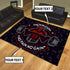 Personalized Gym Rug For Home Gym, Fitness Club Bull Barbell