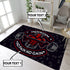 Personalized Gym Rug For Home Gym, Fitness Club Bull Barbell