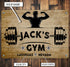Fitness Custom Metal Sign Home Gym Decor Vintage Metal Sign Gym Gift
