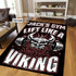 Personalized Gym Rug For Home Gym, Fitness Club Viking Barbell