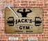 Fitness Custom Metal Sign Home Gym Decor Vintage Metal Sign Gym Gift
